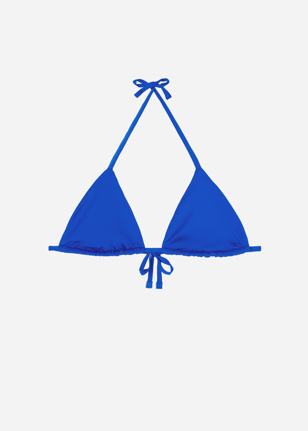Trojúhelníková podprsenka s posuvnými košíčky k plavkám Indonesia