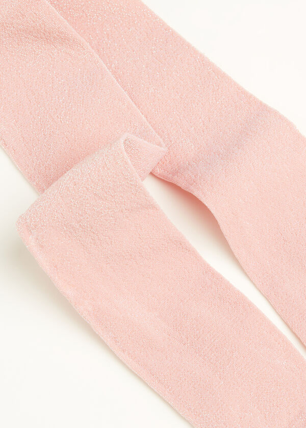 Girls’ Glitter Microfibre Tights