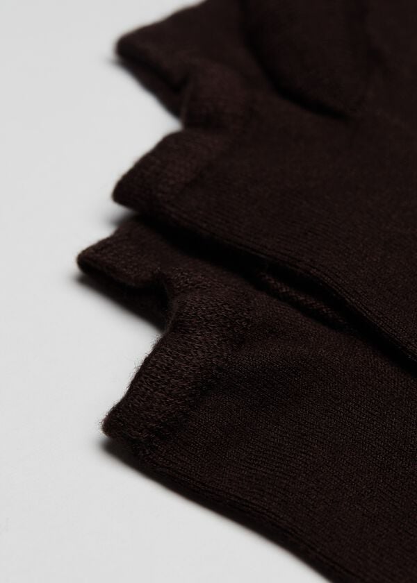Unisex No-Show Socks with Cashmere