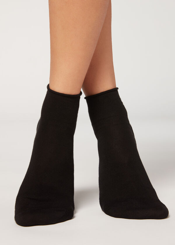 Cotton Bandless Short Socks