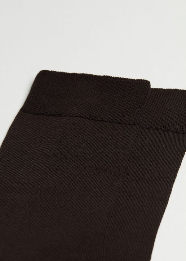 Chaussettes courtes en coton extensible pour homme