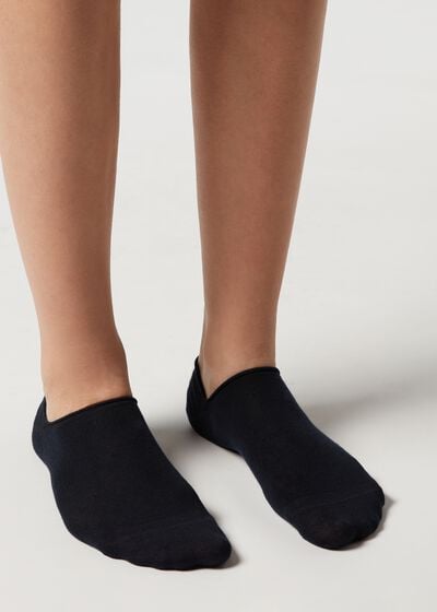 Neviditelné unisex bavlněné ponožky