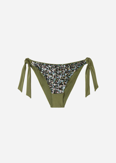 Bikinihose mit Schleifen Glowing Surface