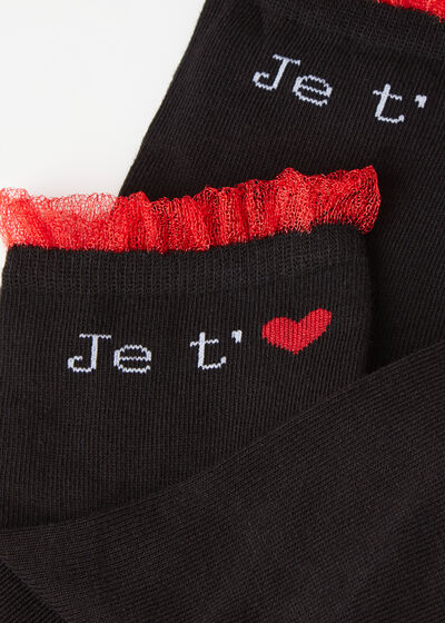 Krátké ponožky v romantickém stylu