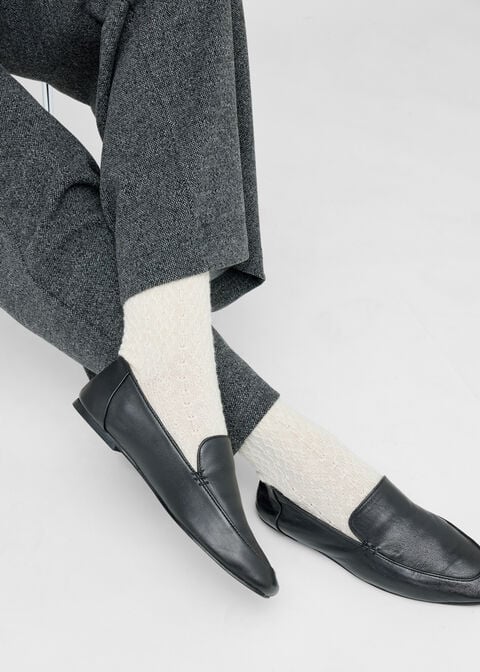 Calzini con Cashmere a Trecce