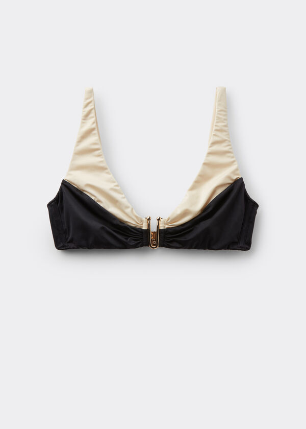 Brassiere Bikini Top Elegant Bicolor