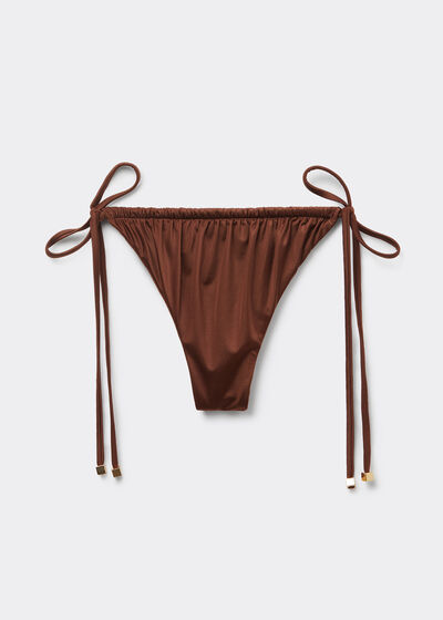Tanga k plavkám Shiny Satin