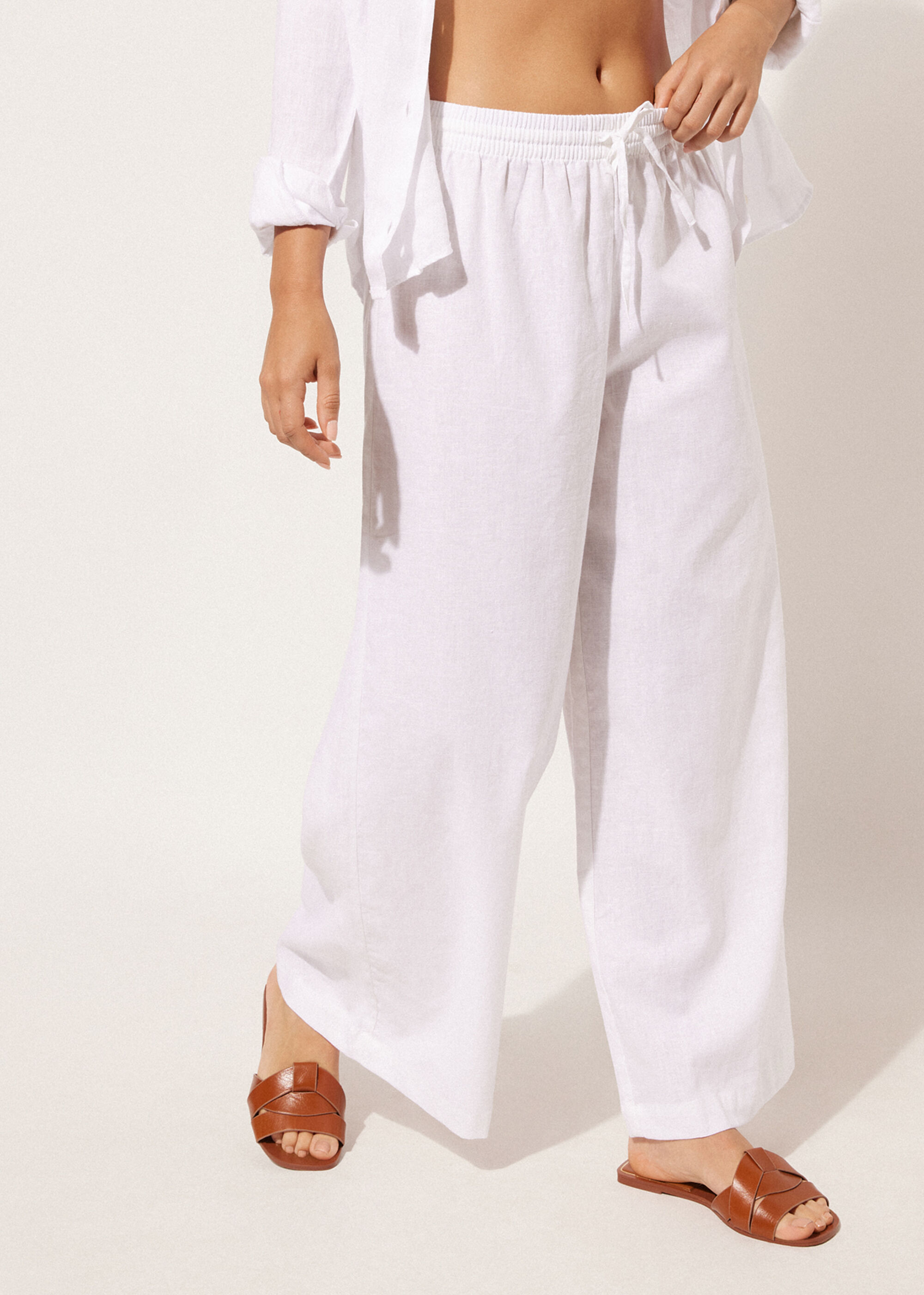 Linen and Cotton Trousers