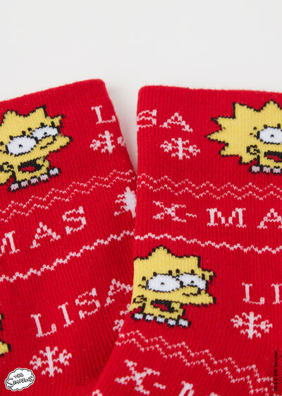 Kids’ The Simpson Christmas Short Socks