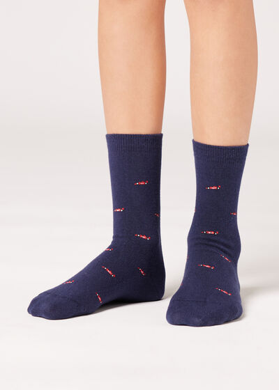 Chaussettes Courtes Petites Voitures pour Enfants