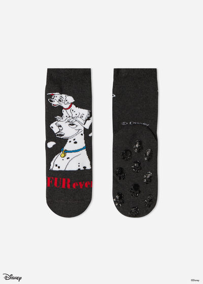 Detské protišmykové ponožky s motívom 101 dalmatíncov Disney