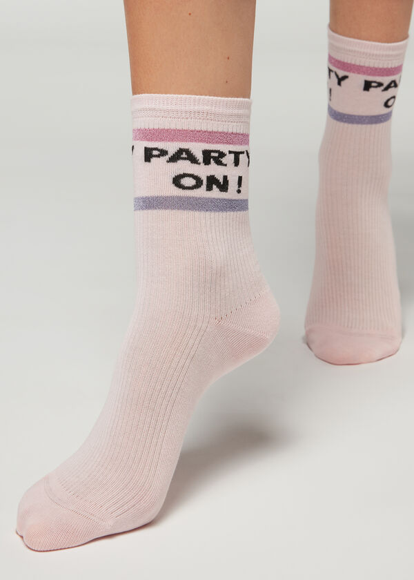 7 Days Yazılı Soket Çorap