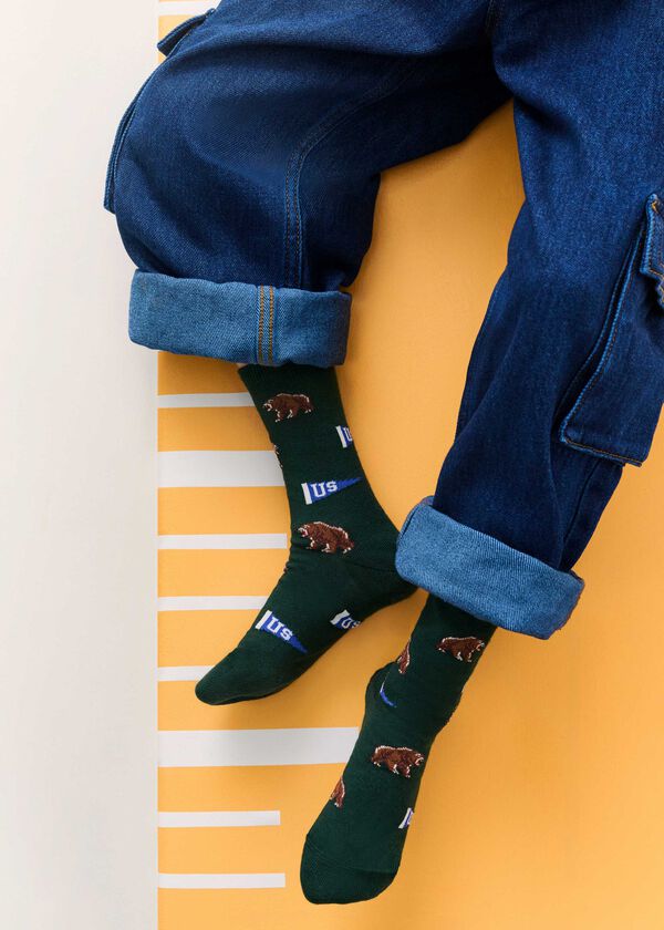 Kids&rsquo; Patterned Socks