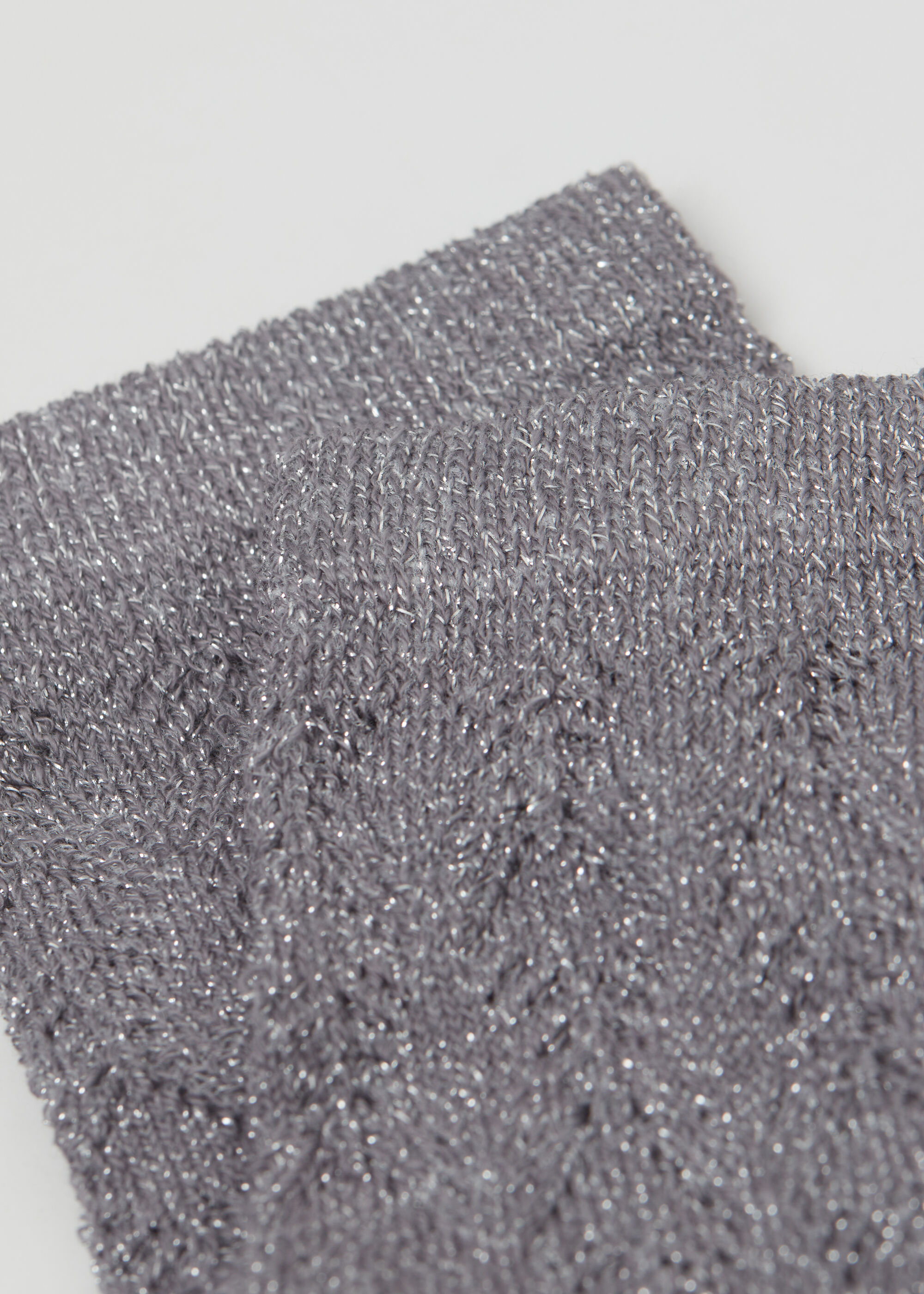 Glitter Openwork Socks