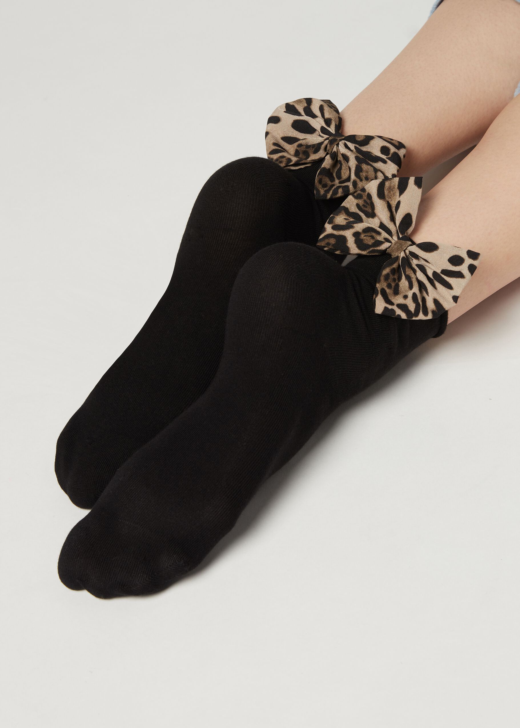 Calzini Corti con Cashmere in Fantasia