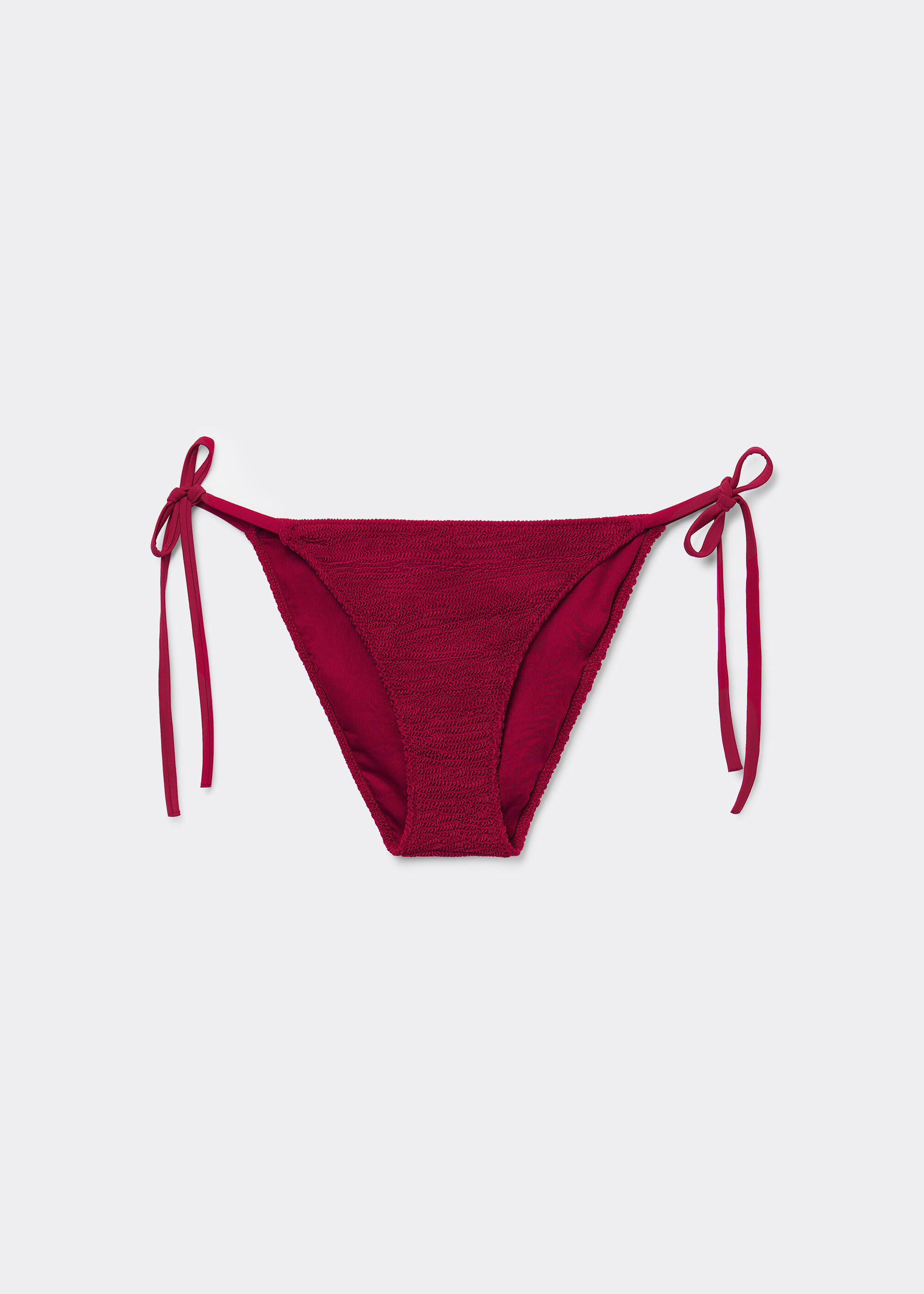 Bas de maillot à lanières Crinkle Waves
