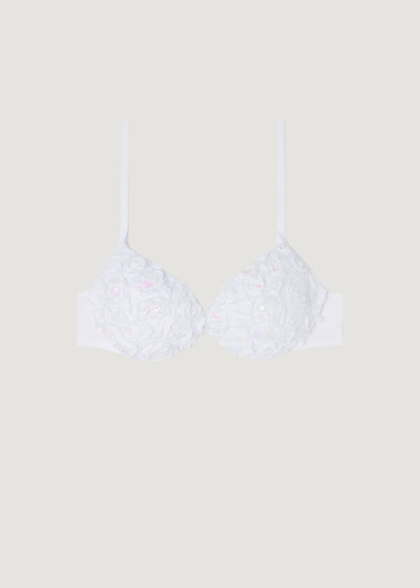 Push-up Relleno Flores Bikini Parigi