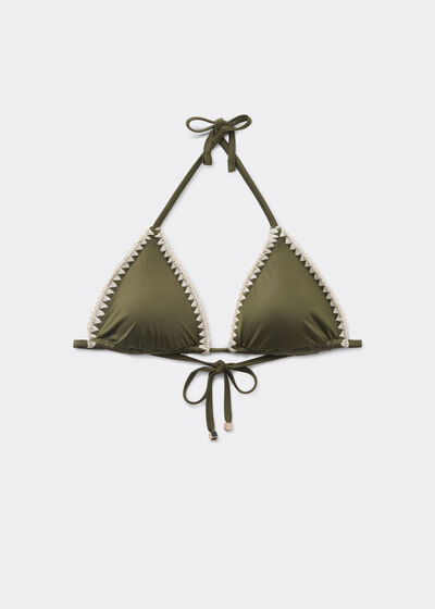 Troj&uacute;heln&iacute;kov&aacute; podprsenka k plavk&aacute;m Refined Shine