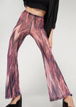 Harangszárú Leggings Nyomott Mintás Tüllből