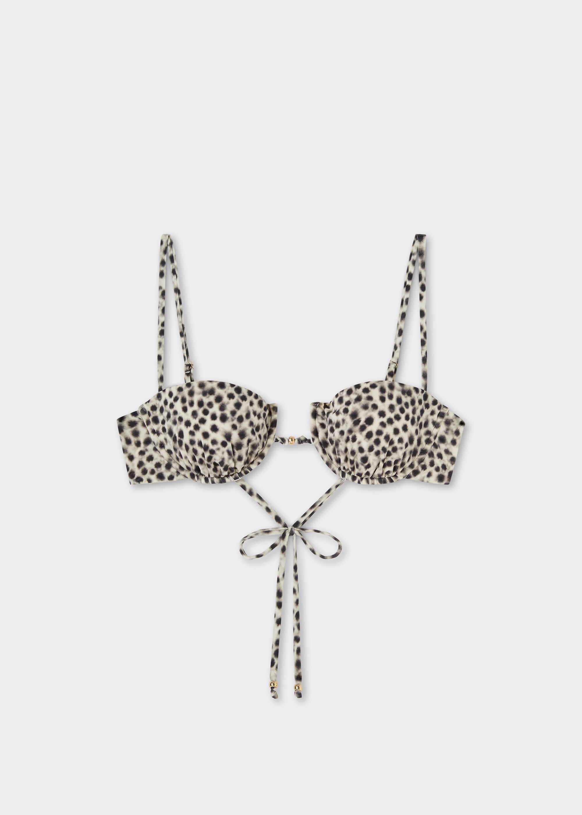 Balconette Swimsuit Top Faded Dots