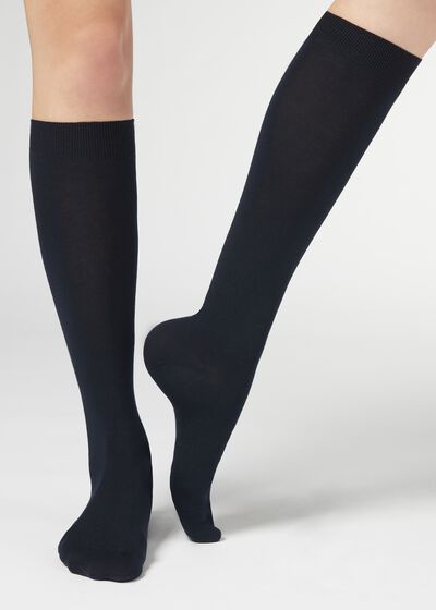 Long socks in Cotton with Cashmere