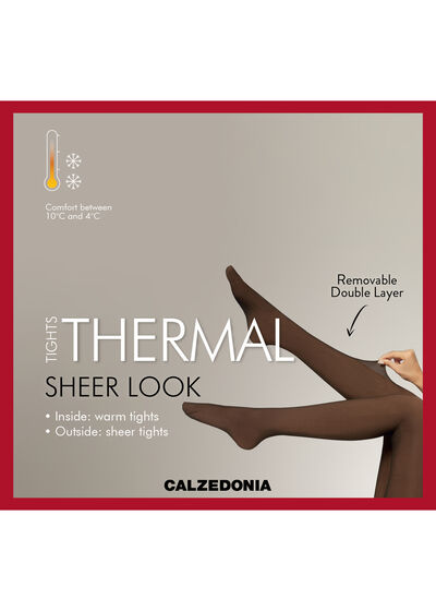Sheer Effect Thermal Tights