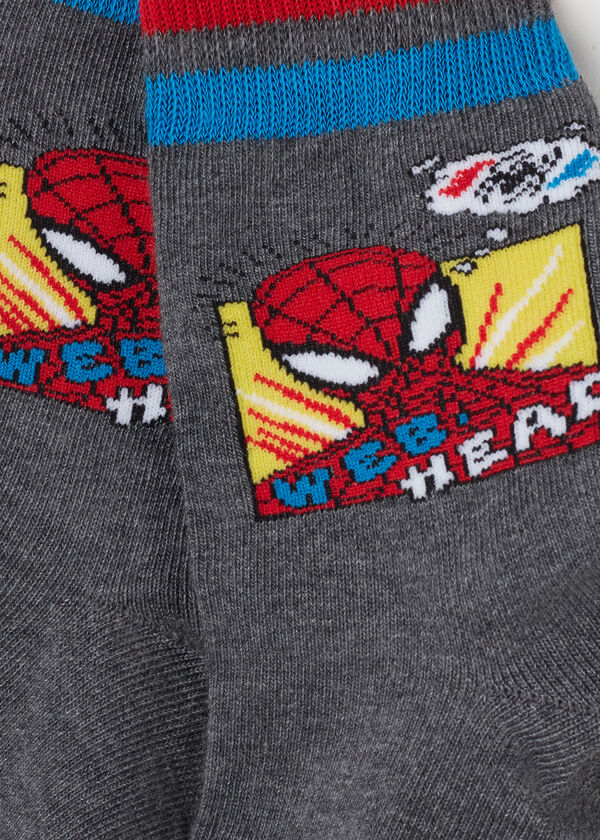 Detské krátke ponožky s motívom Spider-Mana
