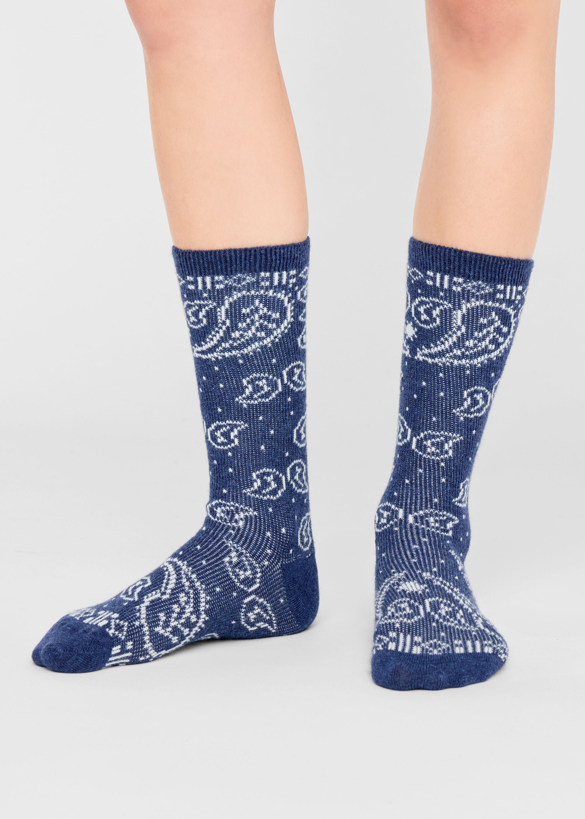 Chaussettes avec cachemire bandana