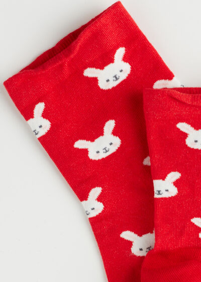 All-Over Rabbit Short Socks