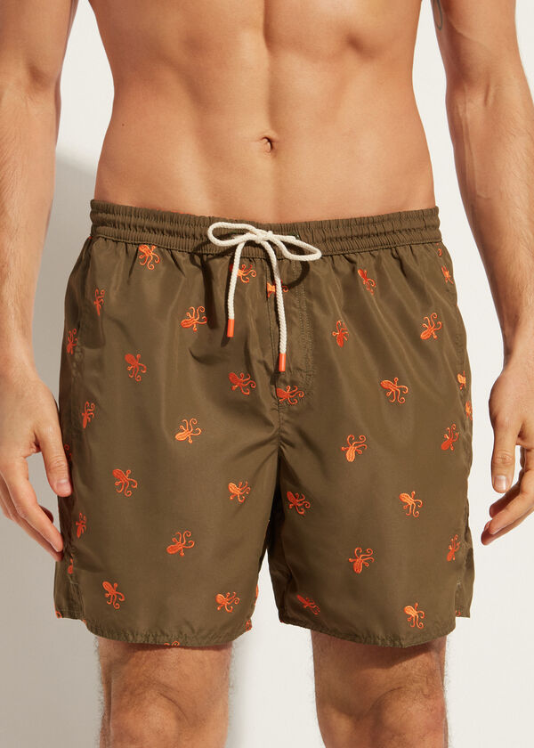 Bade-Boxershorts für Herren Formentera