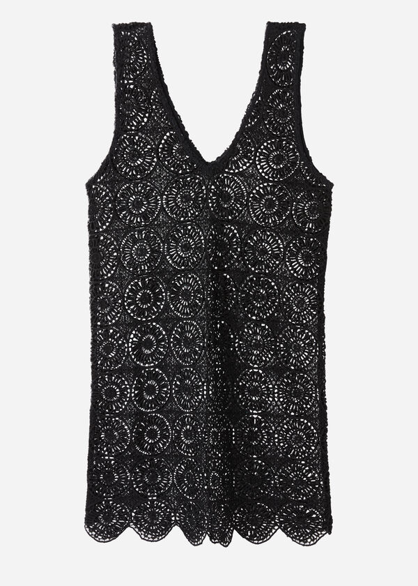 Geometric Crochet Dress