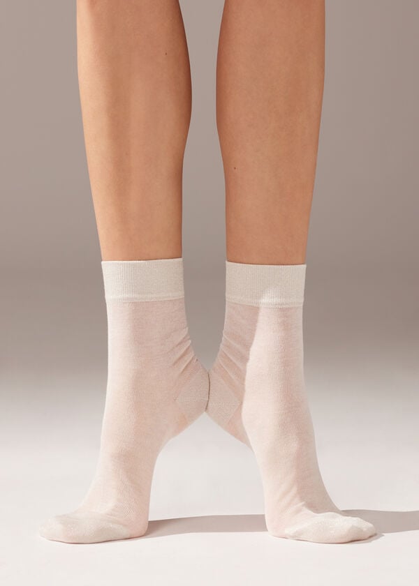 Kratke čarape sa svjetlucavim detaljima