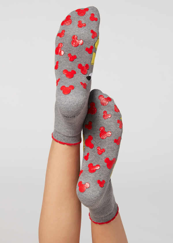 Minnie and Mickey Mouse Non-Slip Socks