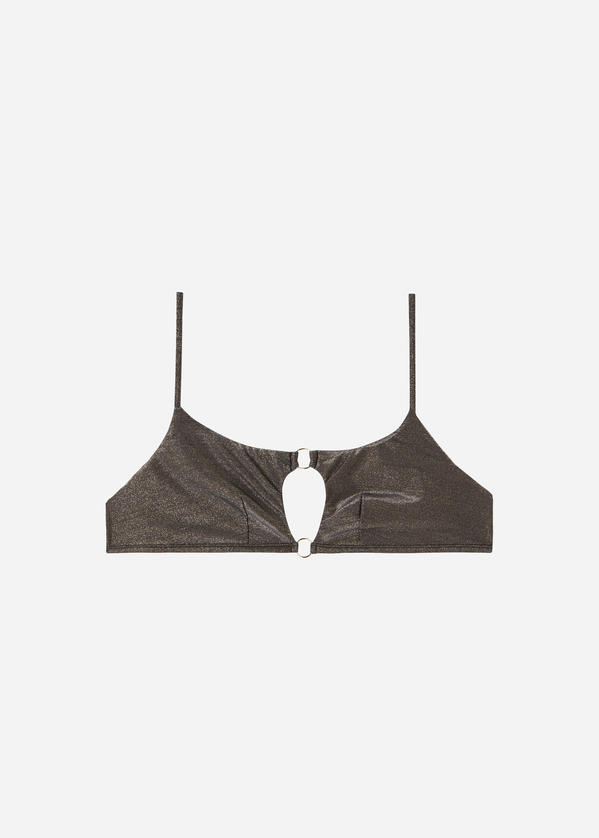 Cut-Out Crop Bikini Top Hollywood