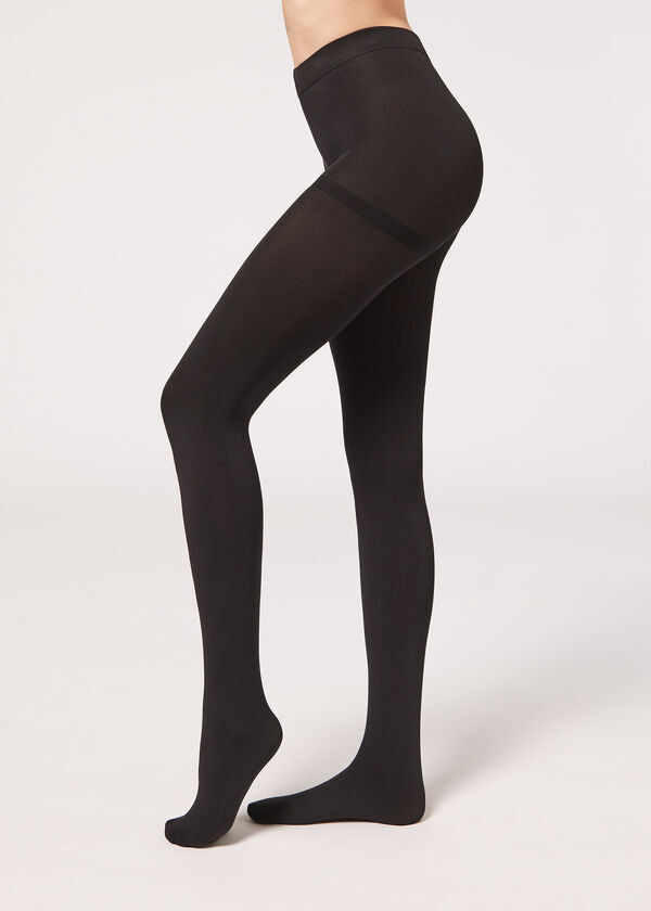Calzedonia Green Thermal Super Opaque Tights
