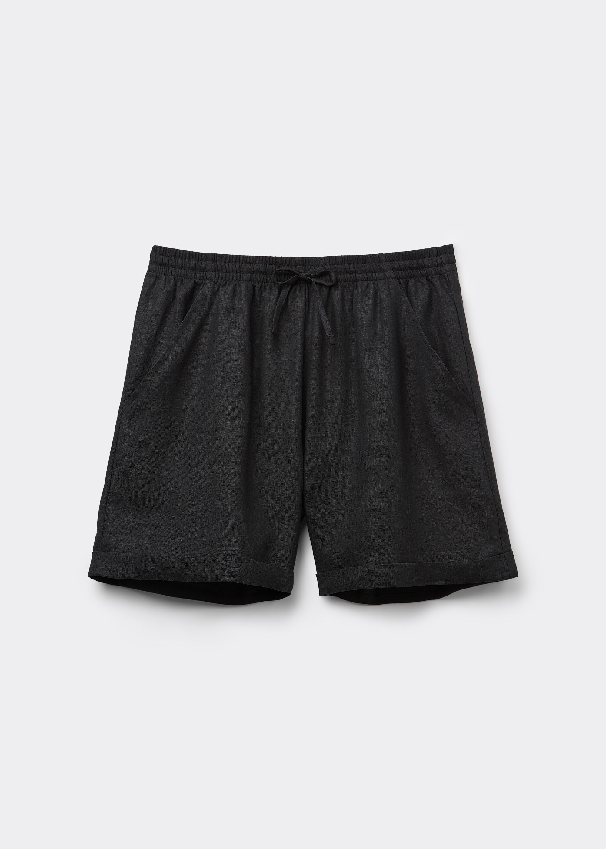 Linen and Viscose Shorts