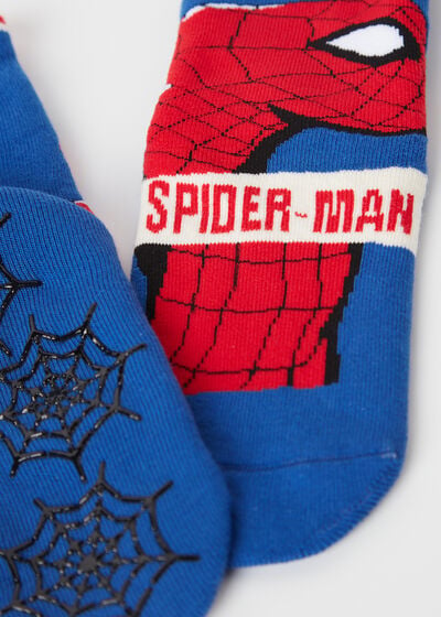 Calcetines Antideslizantes Spider-Man Fútbol de Niño