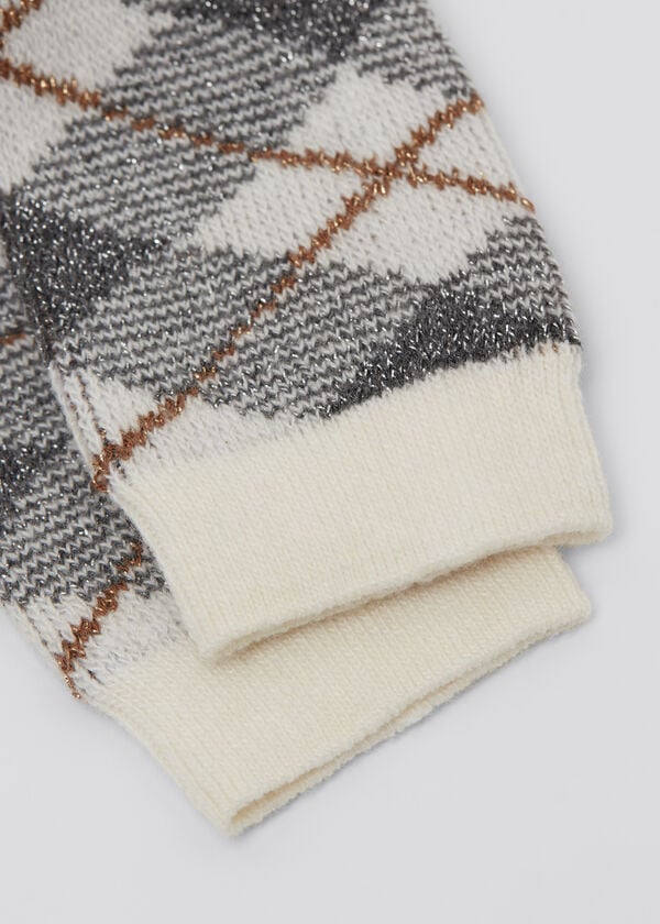 Tartan Socks with Cashmere