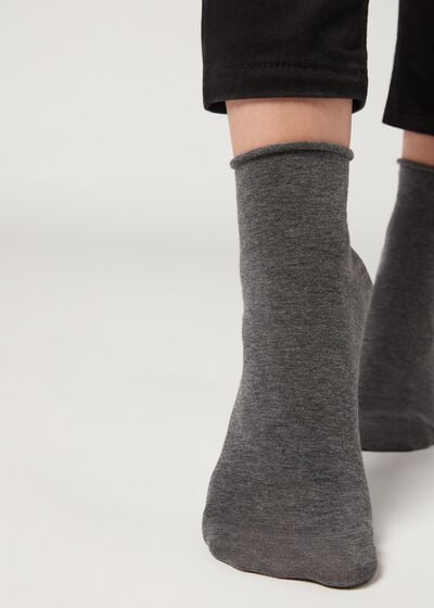 Легкие хлопковые носки с удобными манжетами