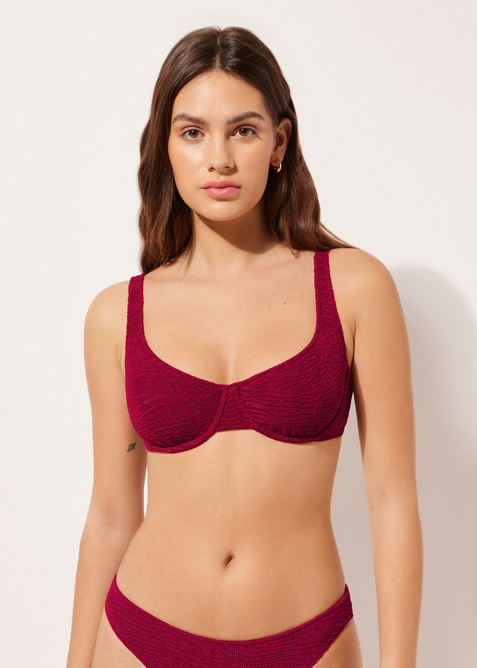 Bikini Balconette Crinkle Waves