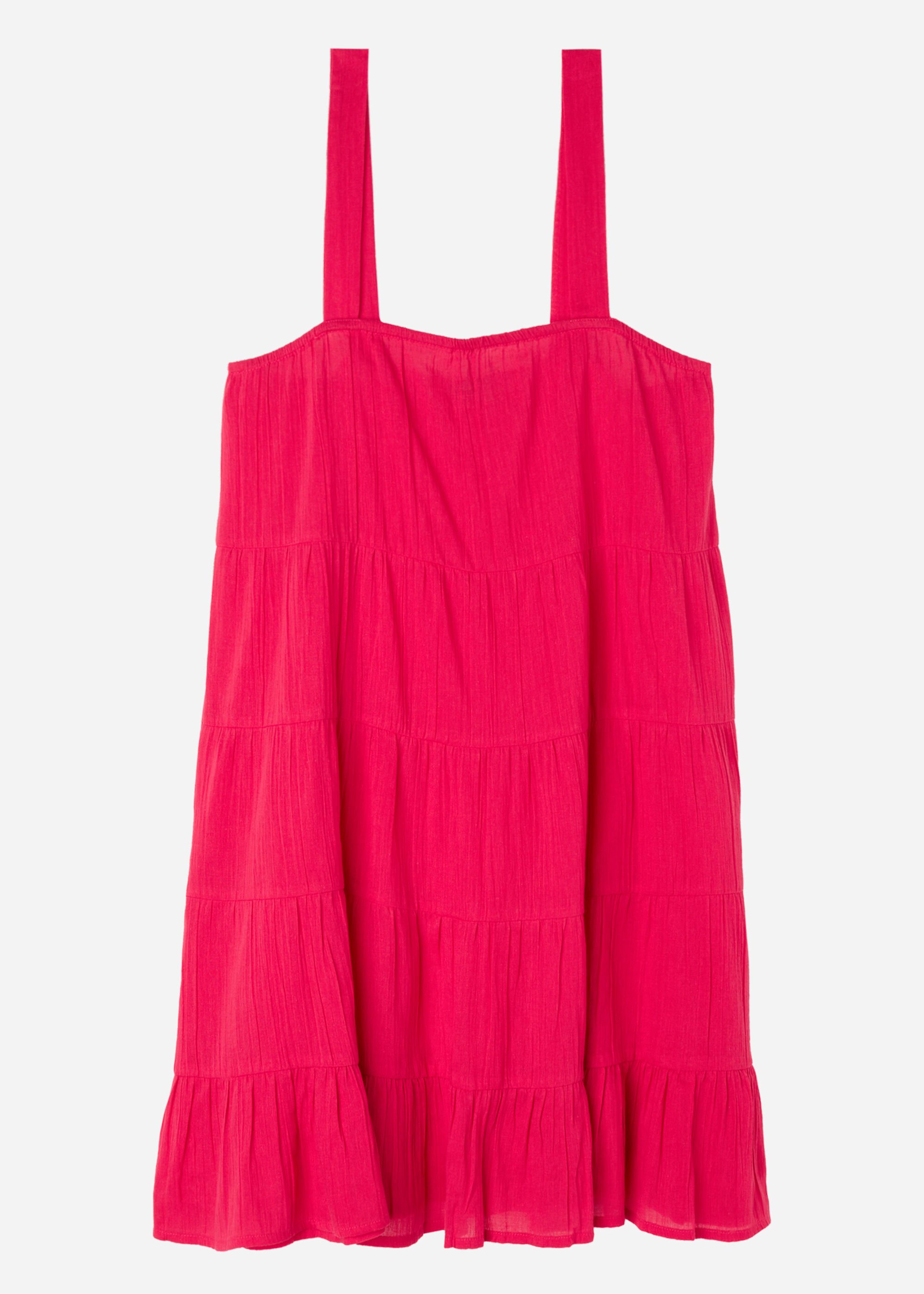 Robe courte à volants