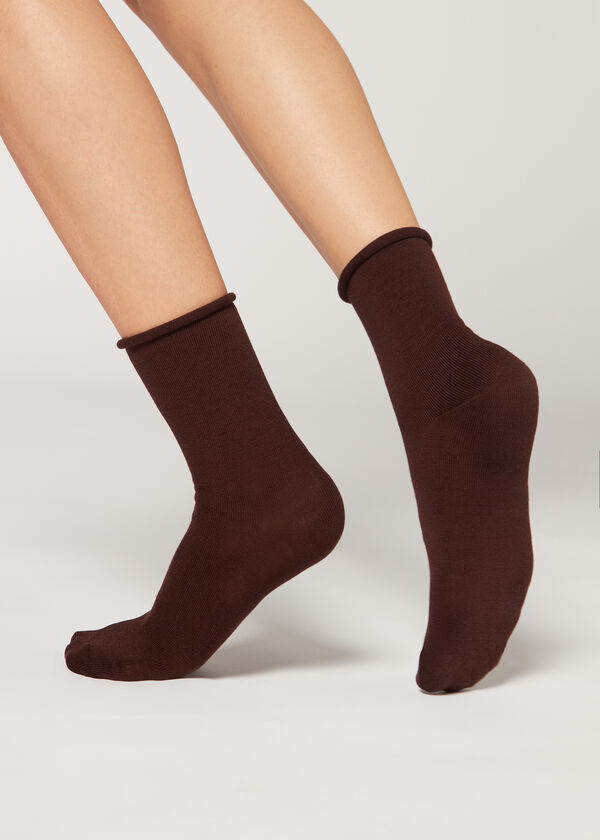 Wool and Cotton Short Socks