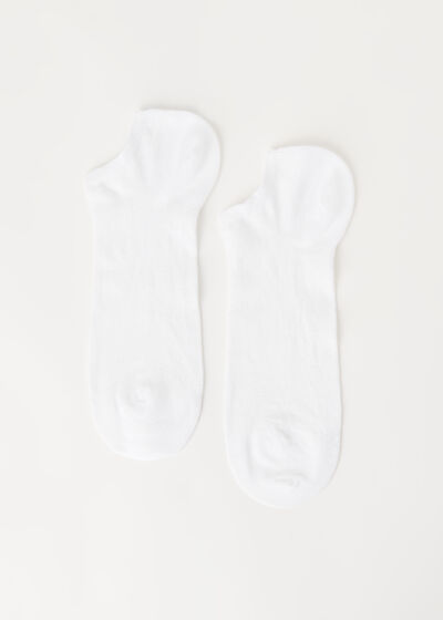 Neviditelné unisexové ponožky ze směsi bavlny a lnu