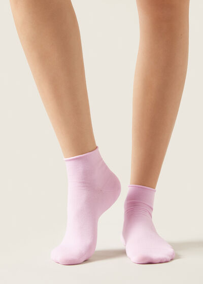 Cotton Bandless Short Socks
