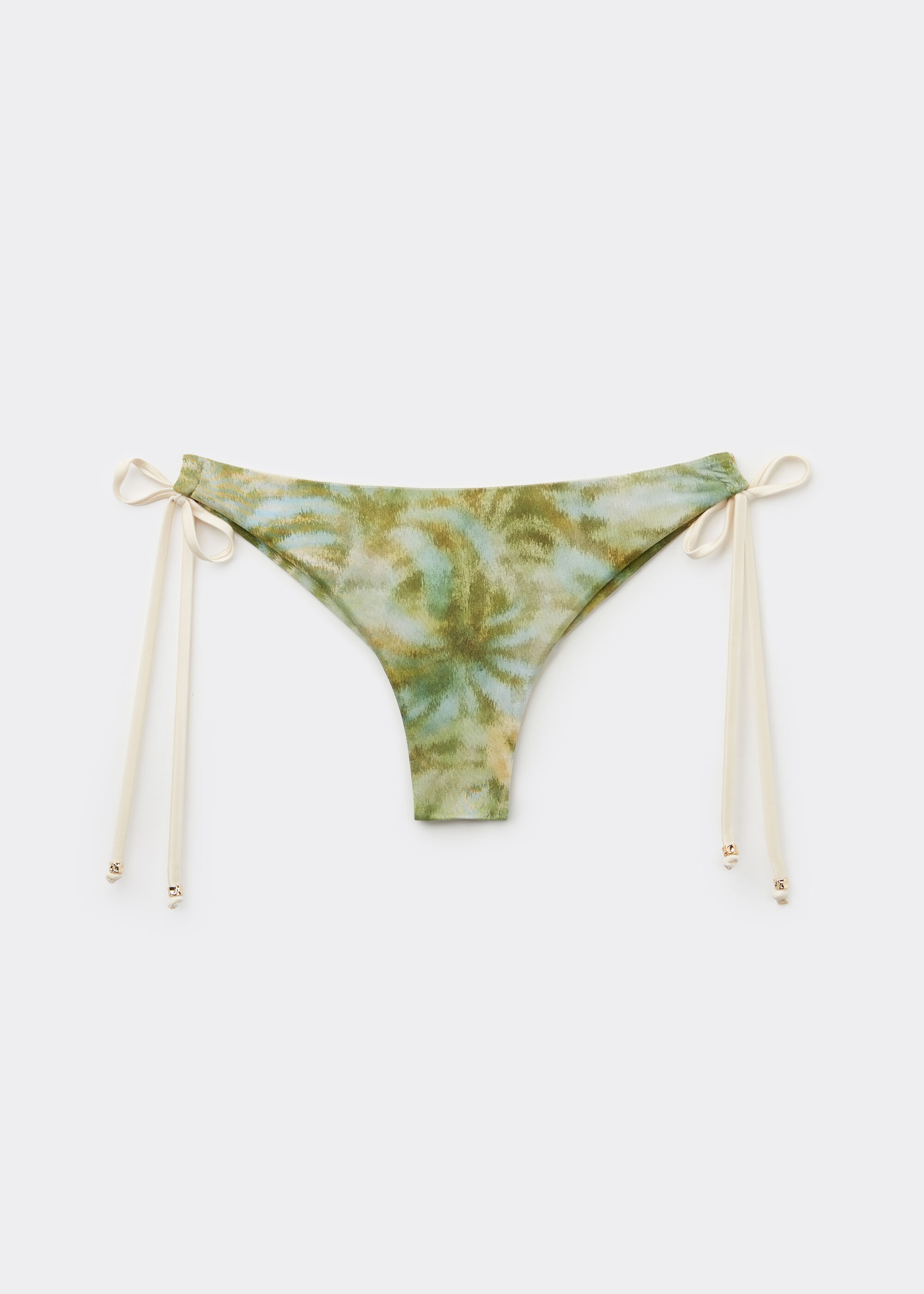 Braga de Bikini Brasileña Blurred Palms