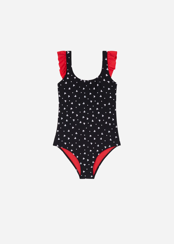 Swimsuit Girls’ Disney Minnie Red Bows