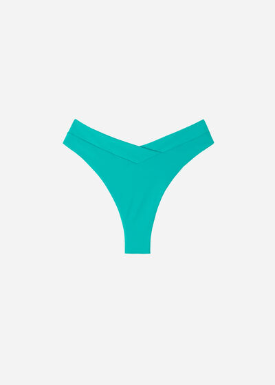 V Şekilli Yüksek Bel Brazilian Bikini Altı Indonesia