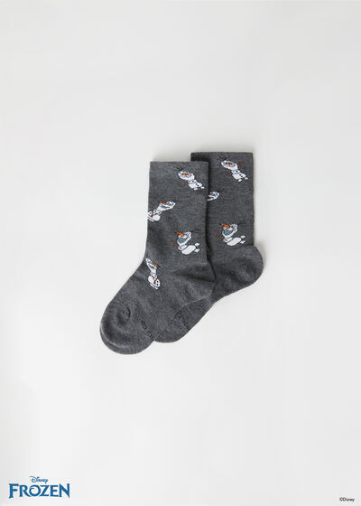 Kratke sportske čarape za djevojčice, s motivima Snježno kraljevstvo Disney