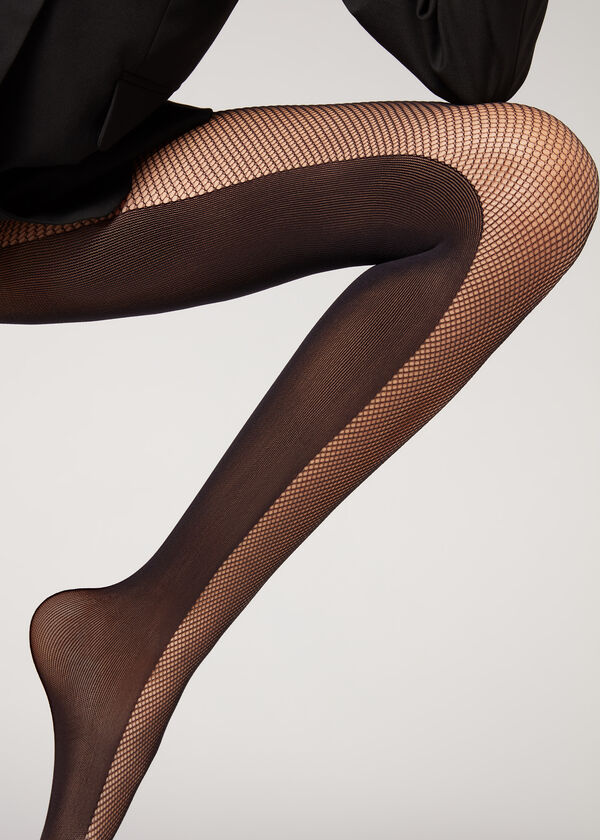 Eco Double-Effect Fishnet Tights