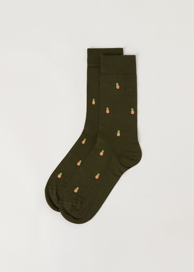 Pánske krátke ponožky s celoplošným vzorom